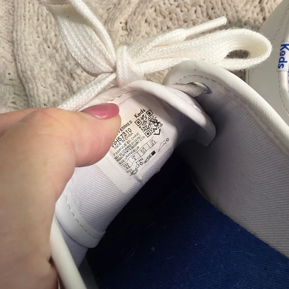 Keds Triple Kick Sneaker White Leather Platform‎ Womens 8.5 Excellent